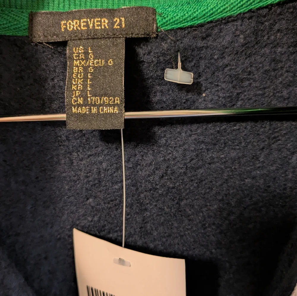 Forever 21 Quarter Zip Sweatshirt - Picture 3 of 3